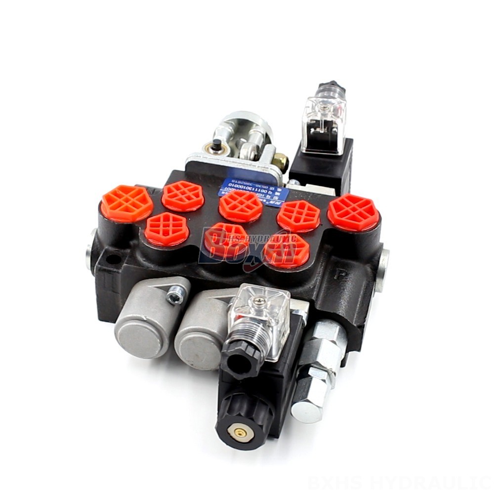 Hydraulic Directional Control Valve - P40 Series: Monoblock, 3 Spool, Solenoid & Joystick cover photo